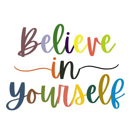 believe in yourself traduzione